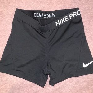 Nike Pro Black Spandex Shorts